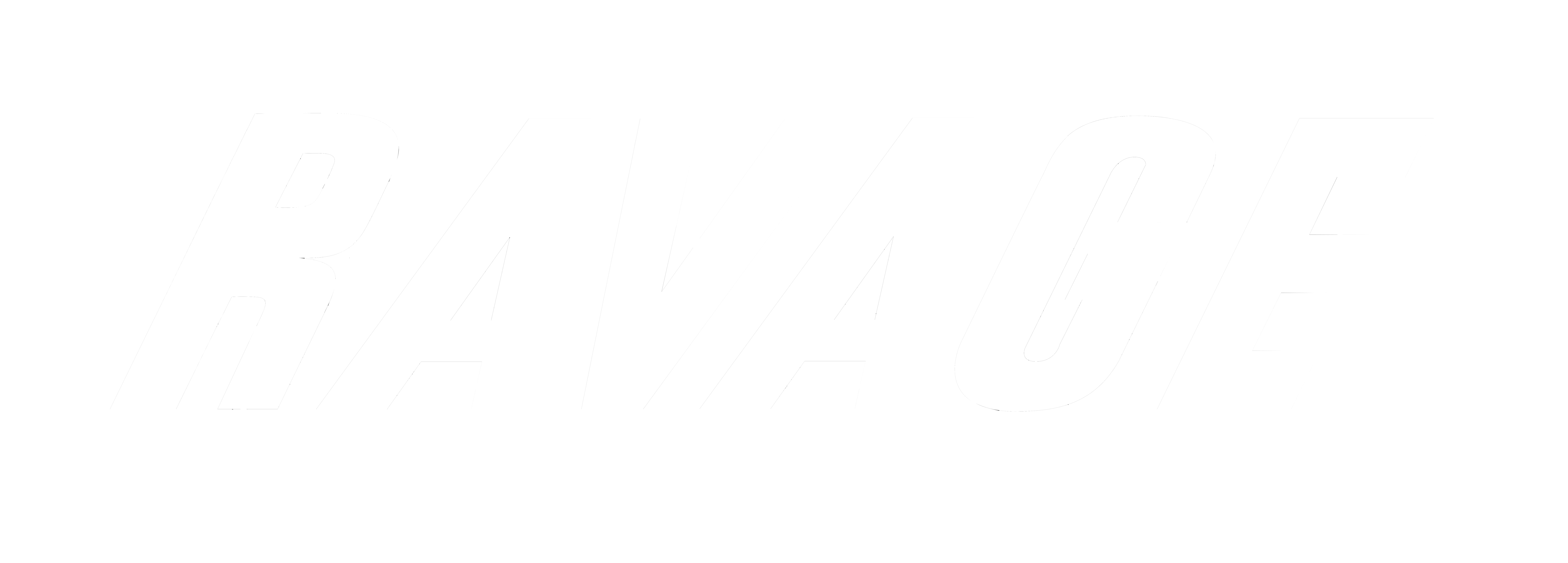 Logo ravage sans ombre - blanc